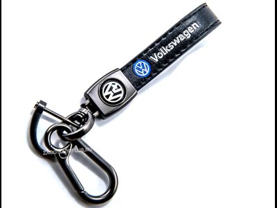 Премиум кожаный брелок с логотипом VOLKSWAGEN