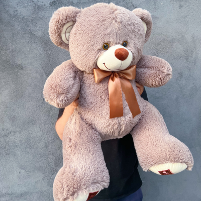 Плюшевый мишка 90 см кофейный Микки