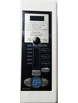 блок управления электронный в сборе СВЧ печи LG MH-657PLM