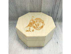 Шкатулка с гравировкой Манчестер Юнайтед, Manchester United FC №2