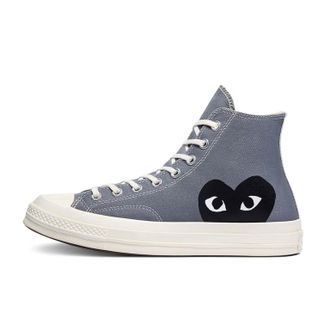 Кеды Converse Play Comme des GARÇONS cерые высокие