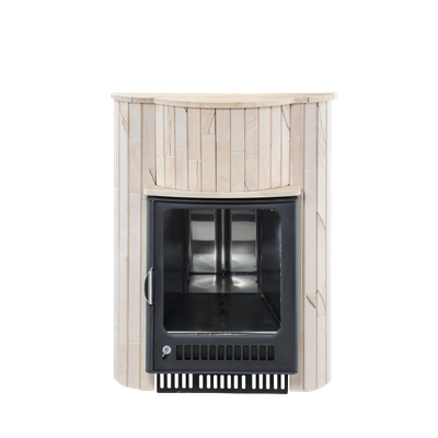 Портал для печи Оптима ПФ и Квадра ПФ Окаменевшее дерево наборный