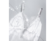 Сорочка Виктория Сикрет с кружевом и стразами цвет белый 44