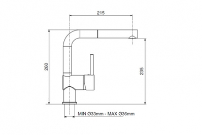 Смеситель Reginox GARDA chrome