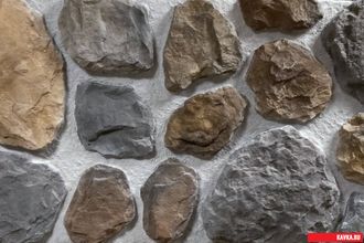 Камень "БУТ", бетон, цв. Микс, уп.0,5м2 (18кг)(30уп)