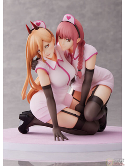 Фигурка 1/7 Пауэр и Макима (Power, Makima Nurse Ver.)