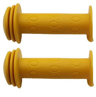 Грипсы Baiyanchen DS07B резиновые, 105 мм, желтые