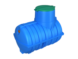 Емкость подземная Rostok U 3000 л синяя