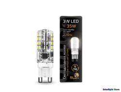 Gauss LED T15 3w 827/840 AC150-265v G9