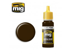 Ammo MIG: краска акриловая Burnt brown red