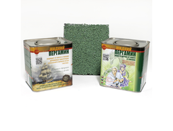 Комплект для декора и гидрофобизации венцов сруба. Зелёный.