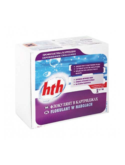 hth Флокулянт в картриджах коагулянт обычного действия, 1 кг