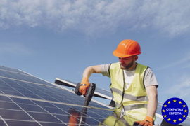 Работа по установке солнечных панелей в Польше фото