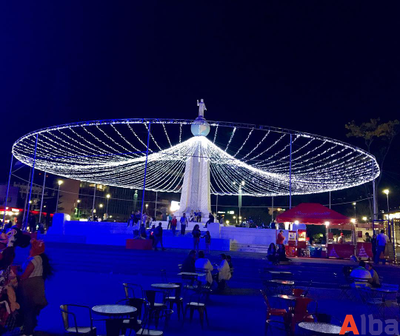 Гирлянда-нить 10 м, 220В, СИНИЙ, IP65, провод ПВХ, статика