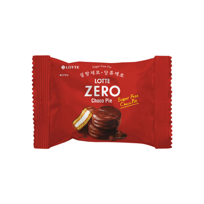 Десерт Lotte Choco Pie Zero из Южной Кореи