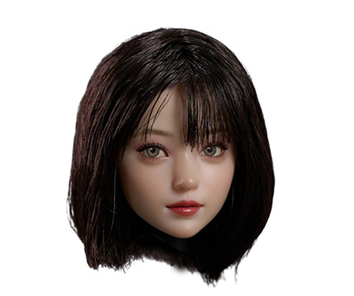 Женская голова (скульпт) с подвижными глазами - 1/6 scale beautiful women with head carving and joy (ZC008D) - Z6TOYS