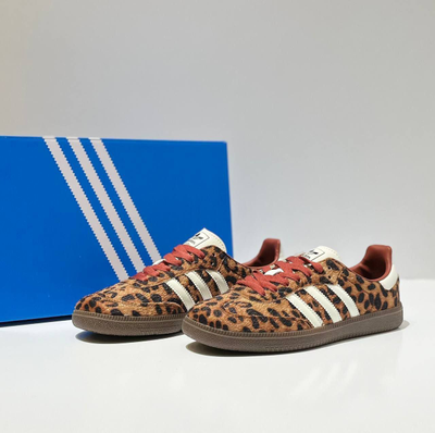 Adidas Samba OG Preloved Red Leopard