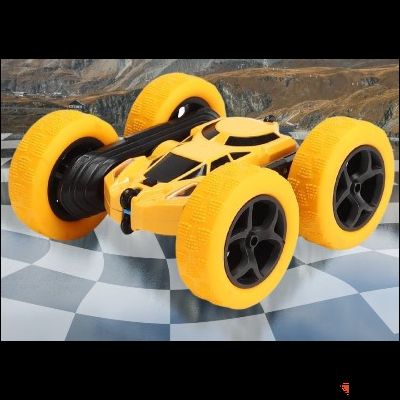 Дрифт машинка-перевертыш на радиоуправлении Желтая