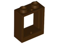 Window 1 x 2 x 2 Flat Front, Dark Brown (60592 / 6328188 / 6382784)