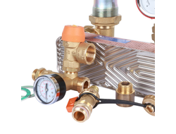 Насосная группа STOUT с теплообменником 18 пластин, без насоса в теплоизоляции Арт: SDG-0038-182501