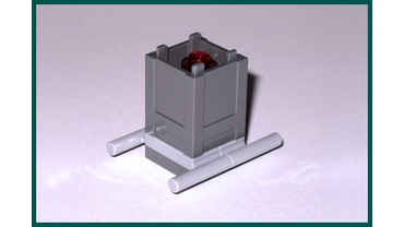 Переносной ЯЩИК–КОНТЕЙНЕР для Боекомплекта из Имперского Войскового Бронетранспортёра ITT (LEGO # 75078).