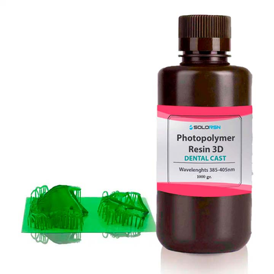 SOLORSN Dental CAST стоматологическая фотополимерная смола Green