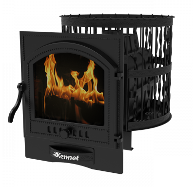 Печь банная Kennet Бастион 22 сетка ковка панорама