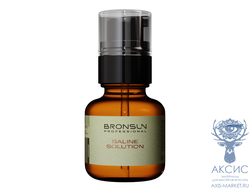 Раствор солевой для обезжиривания ресниц и бровей BRONSUN, 50 мл