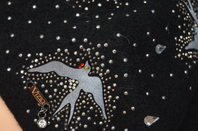 Фетровый итальянский женский берет визио фото