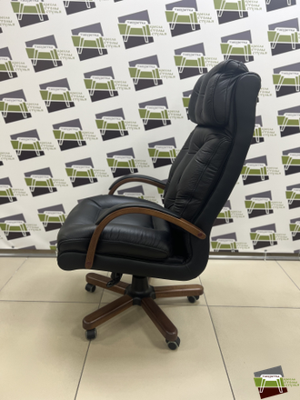 Кресло Sumon-XL, кожа/кож.зам черный