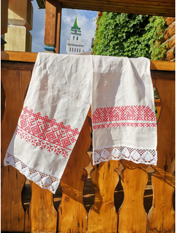 Рушник свадебный "Две половины"