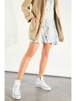 Кеды Converse Lift белые высокие на платформе 560846C 4 фото на ноге