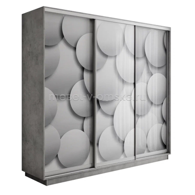 Шкаф-купе Трио-фото (Шары) 1800*450*2200