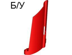 ! Б/У - Technic, Panel Fairing #21 Large Long, Small Hole, Side B, Red (44351 / 4205039 / 4277095) - Б/У