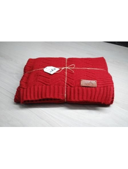 Плед вязаный "Зиг Заги"