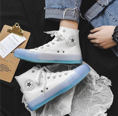 Кеды Конверс сх белые высокие 173128C фото