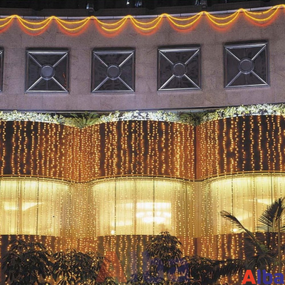 Занавес 2*1.0 м, ТЕПЛЫЙ БЕЛЫЙ, IP 65 постоянное свечение