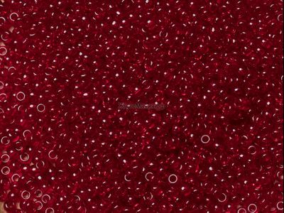 БИСЕР PRECIOSA 10/0 90090 ПРОЗРАЧНЫЙ ГЛЯНЦЕВЫЙ РУБИНОВЫЙ (5г)