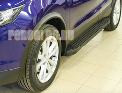 Пороги Nissan Qashqai Черные