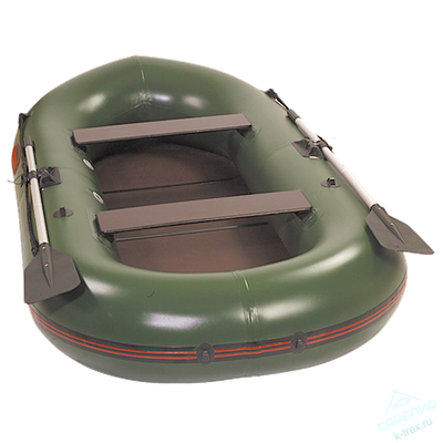 Лодка ПВХ Мнев и К TUZ 280 с пайолами Зелёная