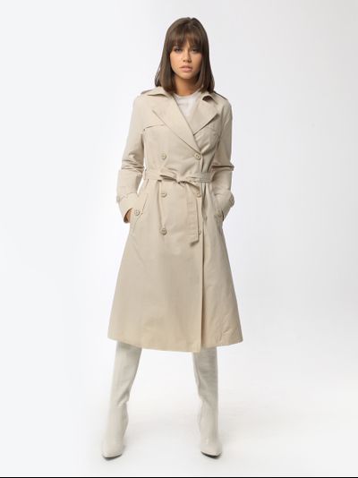 Плащ Арт 22122 - бежевый