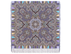 Павловопосадский платок Золотой петушок 1943-65