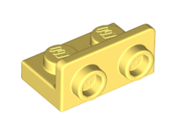 Bracket 1 x 2 - 1 x 2 Inverted, Bright Light Yellow (99780 / 6296496)