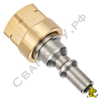 Быстроразъемная муфта с гайкой Messer D1 FG male FG - G3/8 LH для резака или горелки 0463299