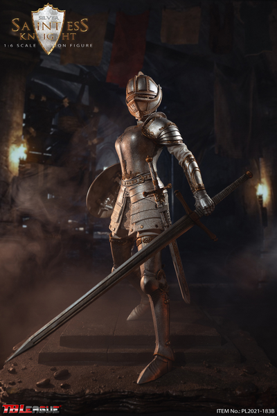 Храмовница в серебряном - КОЛЛЕКЦИОННАЯ ФИГУРКА 1/6 Saintess Knight - Silver (PL2021-183B) - TBLeague