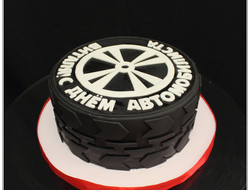 Торт в виде колеса, для автомобилиста. (3,5 кг.)