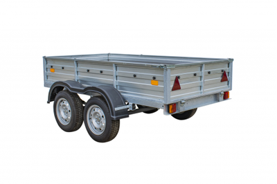 Прицеп двухосный РУСИЧ 253Д / 2440 х 1220 мм / 750 кг / оцинкованный