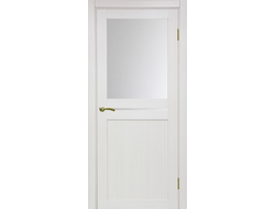 Межкомнатная дверь "Турин-520.221" ясень перламутровый (стекло сатинато)