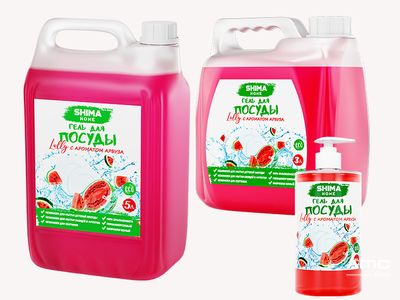 Средство для мытья посуды SHIMA FOR HOME “LOLLY” с ароматом Арбуза