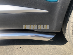 Защита штатного порога труба Папа Тюнинг d60 для Chery Tiggo 7L 2025-